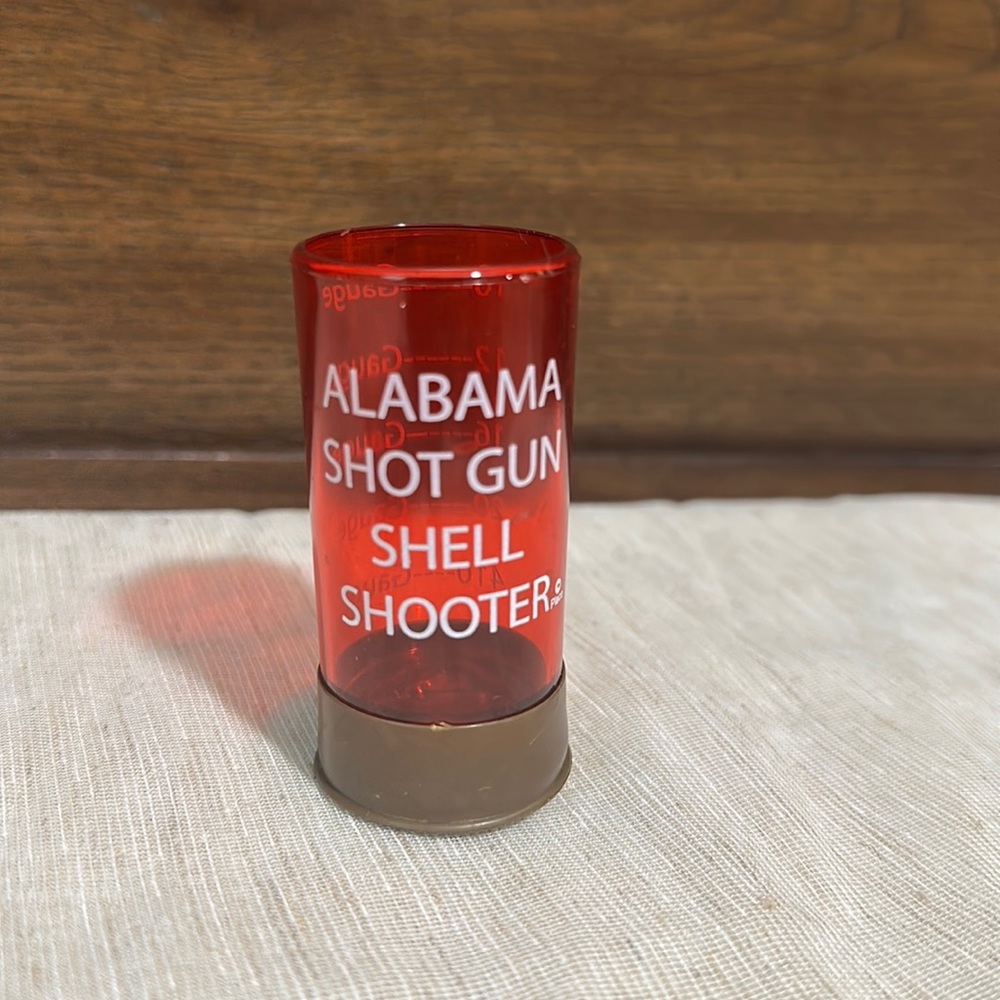 Fun.  Novelty Alabama Shot Gun.  Shot Glass